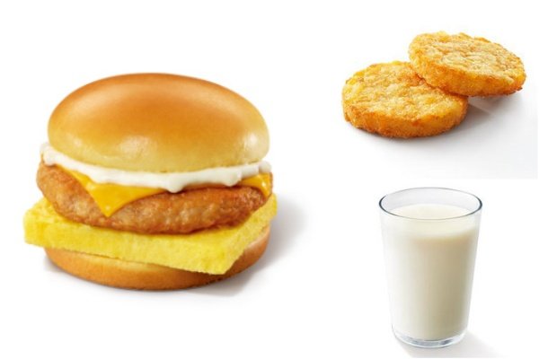 [餐饮单品]-德克士-早餐-芝士鸡扒蛋堡三件套