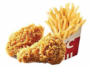 [餐饮单品]-肯德基-香辣鸡翅小薯两件套