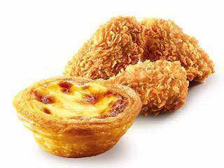 [餐饮单品]-肯德基-热辣香骨鸡蛋挞两件套