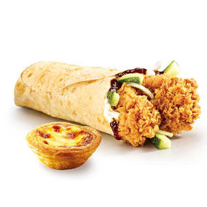 [餐饮单品]-肯德基-老北京鸡肉卷两件套（蛋挞）