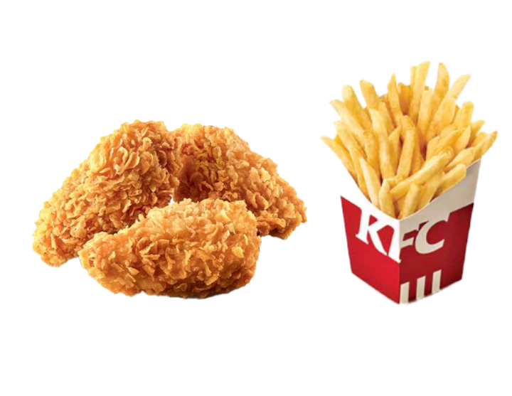 [餐饮单品]-肯德基-热辣香骨鸡小薯两件套