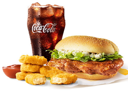 [餐饮单品]-麦当劳-板烧麦乐鸡可乐三件套