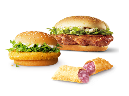 [餐饮单品]-麦当劳-麦香鸡板烧香芋三件套