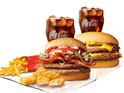 [餐饮一区]-麦当劳-超值培根蔬萃双层吉士双人简餐