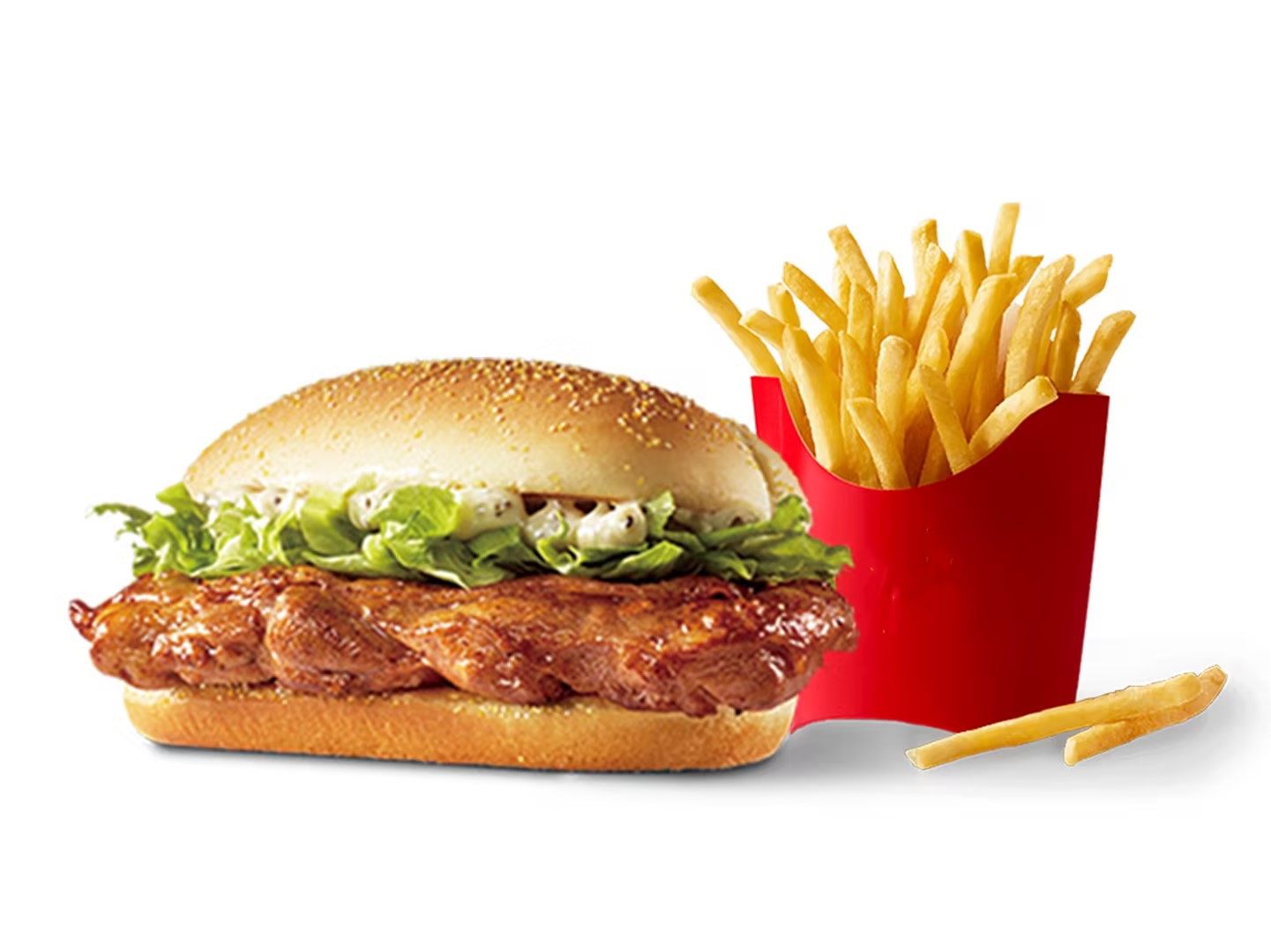 [餐饮单品]-麦当劳-特惠-板烧中薯组合