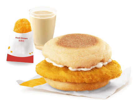 [餐饮单品]-麦当劳-大脆鸡扒麦满分套餐