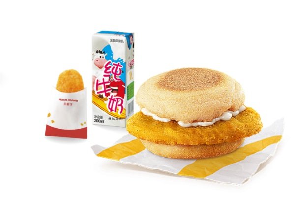 [餐饮单品]-麦当劳-大脆鸡扒麦满分套餐(青春版)