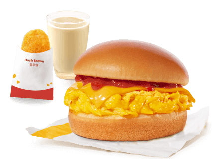 [餐饮单品]-麦当劳-吉士炒双蛋堡套餐