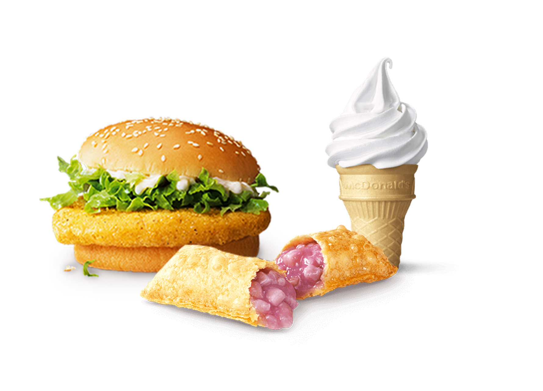 [餐饮一区]-麦当劳-麦香鸡香芋甜筒三件套