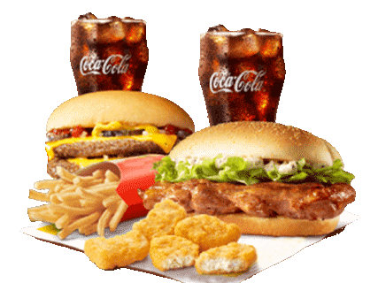 [餐饮一区]-麦当劳-超值板烧双层吉士双人简餐