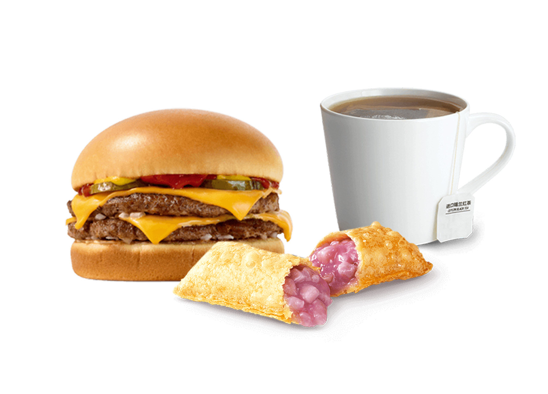 [餐饮单品]-麦当劳-高达吉士香芋锡兰三件套