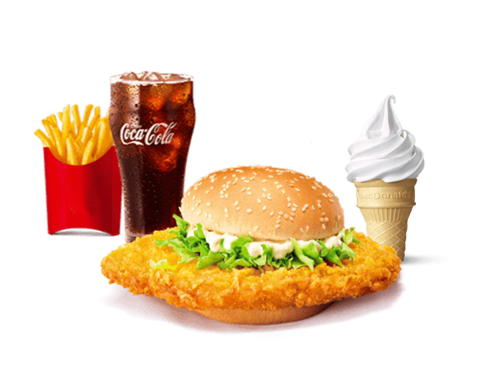 [餐饮一区]-麦当劳-大堡口福圆筒四件套