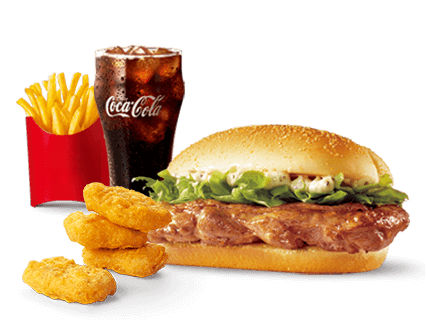 [餐饮一区]-麦当劳-板烧鸡腿堡单人餐