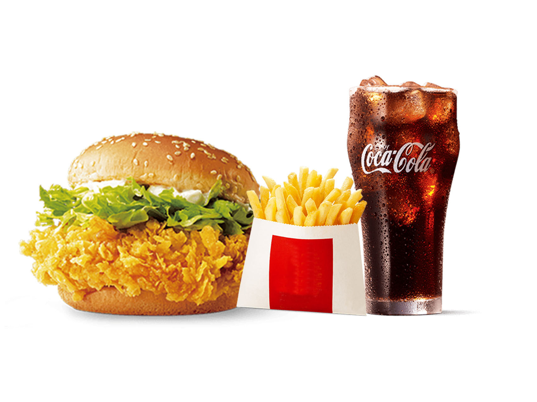 [餐饮单品]-麦当劳-麦辣小薯小可三件套