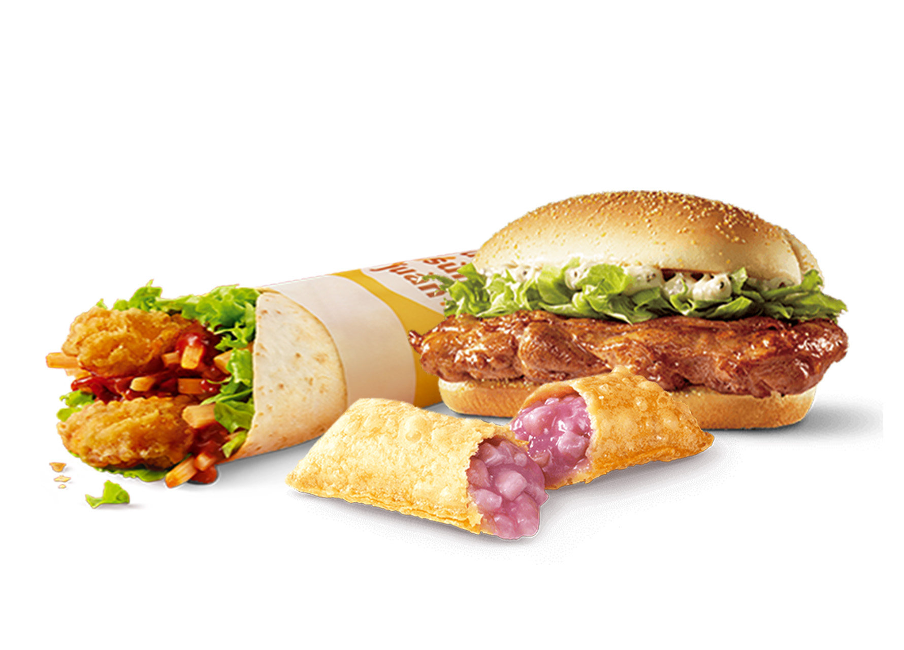 [餐饮单品]-麦当劳-板烧多笋香芋三件套