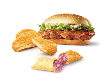 [餐饮单品]-麦当劳-板烧鸡排香芋三件套