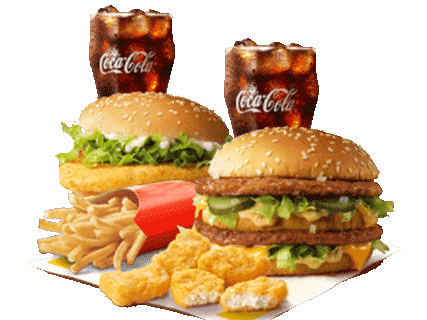 [餐饮一区]-麦当劳-超值巨无霸麦香鸡双人简餐