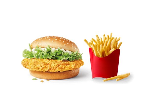 [餐饮单品]-麦当劳-麦辣中薯组合